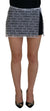 Dolce & Gabbana White Logo See Through A-line Mini Skirt