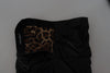 Dolce & Gabbana Black Lambskin Leather A-line Mini Skirt