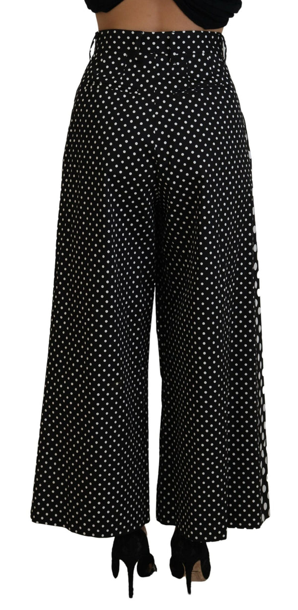 Dolce & Gabbana Multicolor Polka Dots High WaistPants