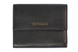 Trussardi Black Leather Women Wallet