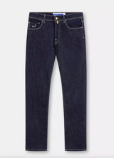 Jacob Cohen Blue Cotton Men's Straight-Leg Jean