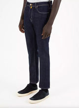 Jacob Cohen Blue Cotton Men's Straight-Leg Jean