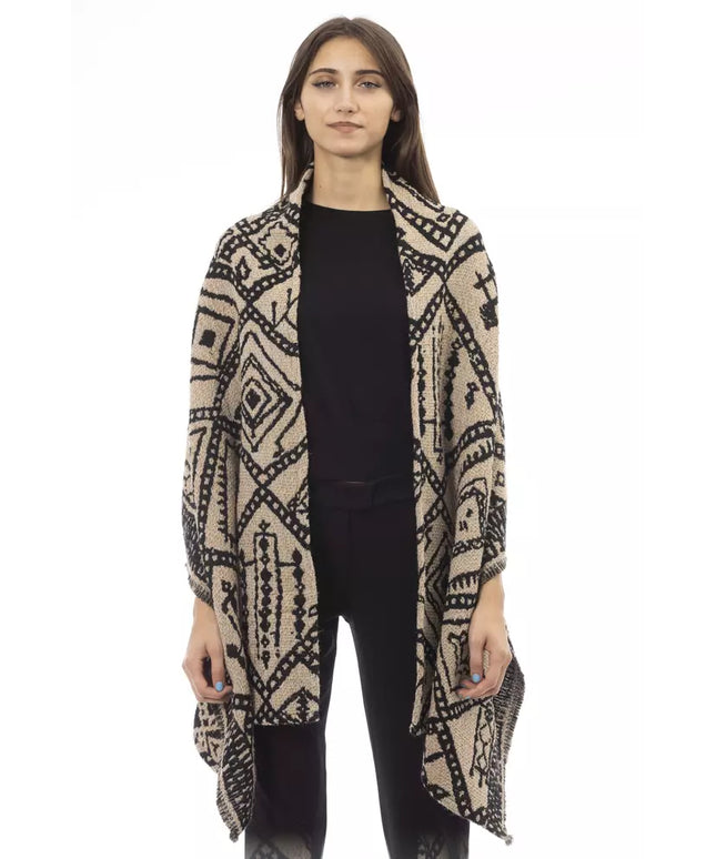 Alpha Studio Brown Wool Women Scarf