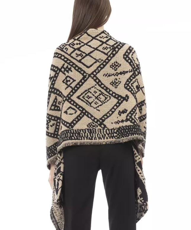 Alpha Studio Brown Wool Women Scarf