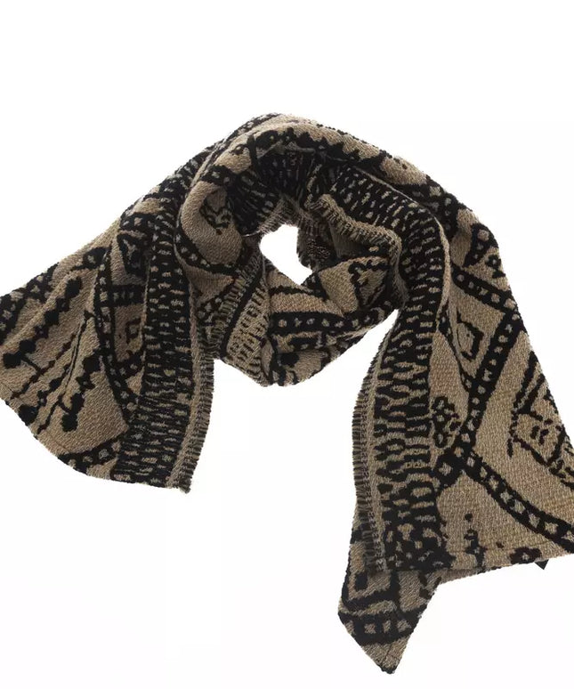 Alpha Studio Brown Wool Women Scarf