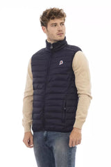 Invicta Blue Polyamide Men's Quilted Vest