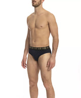 Cavalli Class Cavalli Class Blue Cotton Men Brief (Italian Size MEN: M, nan: nan, nan: nan)