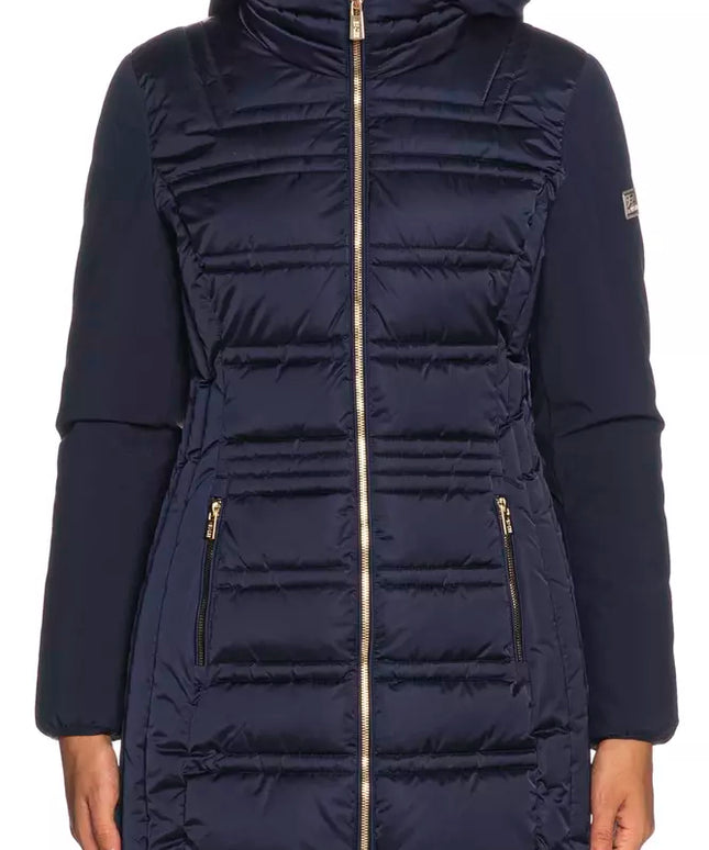 Yes Zee Blue Polyester Women Jacket