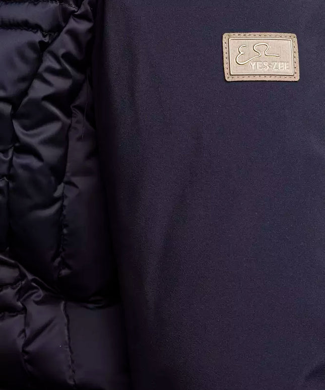 Yes Zee Blue Polyester Women Jacket
