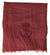 Dolce & Gabbana Maroon Cashmere Knit Wrap Shawl Fringe Scarf