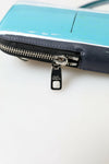 Dolce & Gabbana Blue Leather Purse Crossbody Sling Phone Bag Unisex