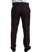 Dolce & Gabbana Maroon 2 Piece Single Breasted MARTINI Suit