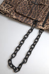 Dolce & Gabbana Brown Leopard Silk Sleeveless Sportswear