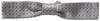 Dolce & Gabbana Gray Dotted Silk Adjustable Men Neck Papillon Bow Tie