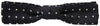 Dolce & Gabbana Black Polka Dot Silk Adjustable Men Neck Papillon Bow Tie