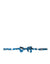 Dolce & Gabbana Blue Jazz Club Silk Adjustable Neck Papillon Bow Tie