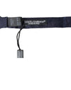 Dolce & Gabbana Blue Silk Adjustable Neck Men Papillon Bow Tie