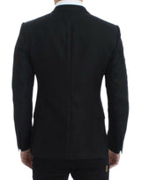 Dolce & Gabbana Black wool MARTINI slim blazer