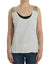 Costume National White sleeveless top