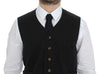 Dolce & Gabbana Black Cotton Blend Dress Vest Gilet