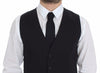 Dolce & Gabbana Blue Cotton Stretch Dress Vest Blazer
