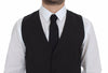 Dolce & Gabbana Gray Wool Stretch Dress Vest Blazer