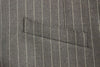 Dolce & Gabbana Gray Striped Wool Logo Vest Gilet Weste