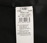 Dolce & Gabbana Gray Wool Silk Dress Vest Gilet Weste