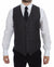 Dolce & Gabbana Brown Check Wool Single Breasted Vest