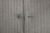 Dolce & Gabbana Gray Striped Wool Single Breasted Vest