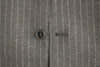 Dolce & Gabbana Gray Striped Wool Logo Vest Gilet Vests