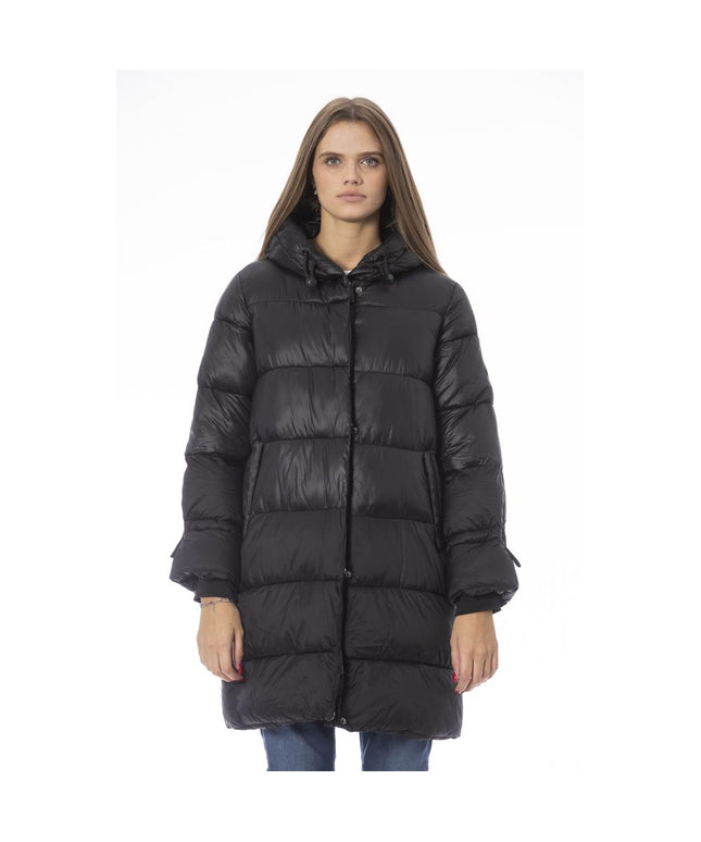Baldinini Trend Black Nylon Women Jacket