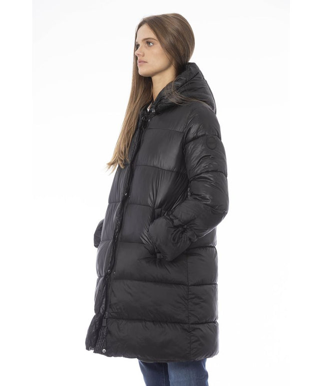 Baldinini Trend Black Nylon Women Jacket