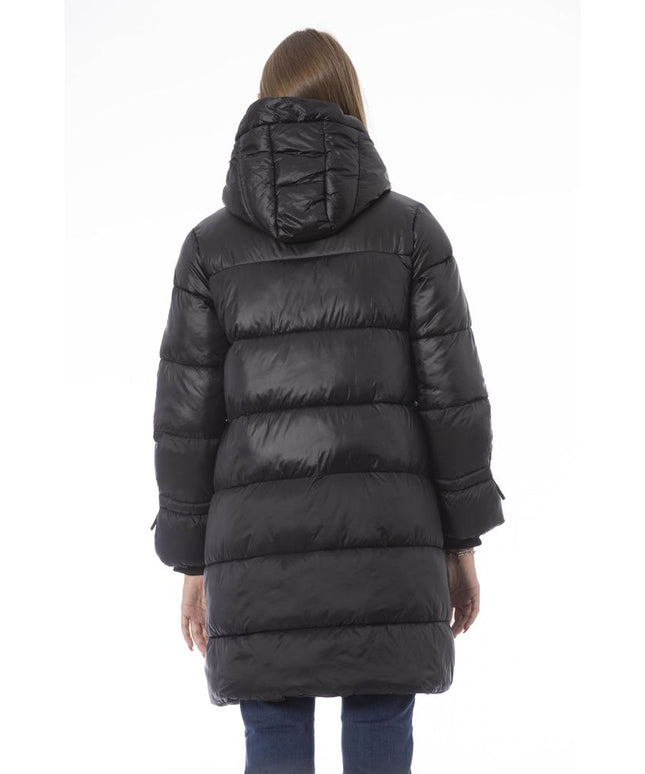 Baldinini Trend Black Nylon Women Jacket