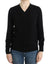Costume National Black V-neck wool sweater