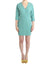 Costume National Green 3/4 sleeved sheath dress