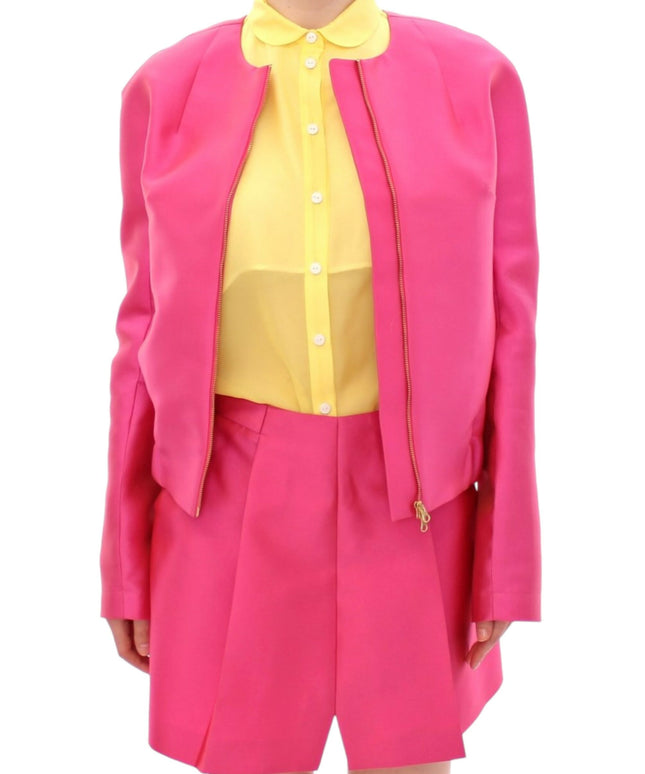 CO|TE Pink silk blend jacket