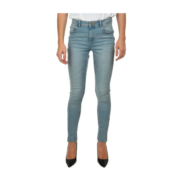 Yes Zee Blue Cotton Women's Skinny Jean