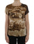 Dolce & Gabbana Brown Taormina silk blouse