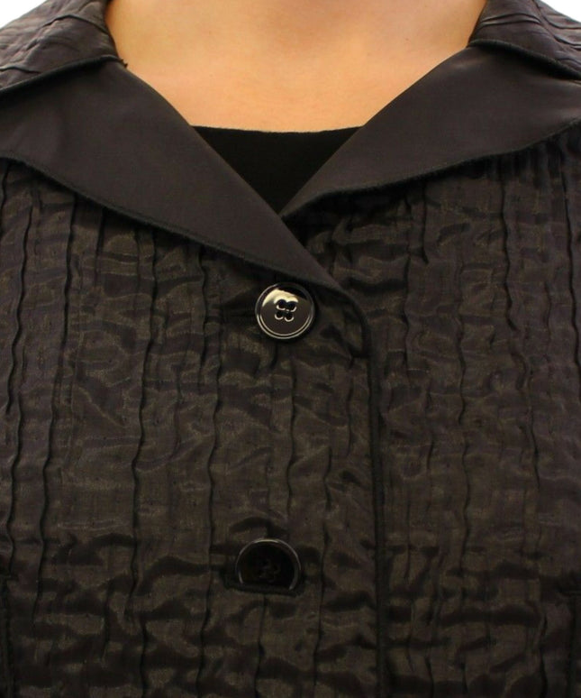 Dolce & Gabbana Black Short Bolero Shrug Jacket Coat