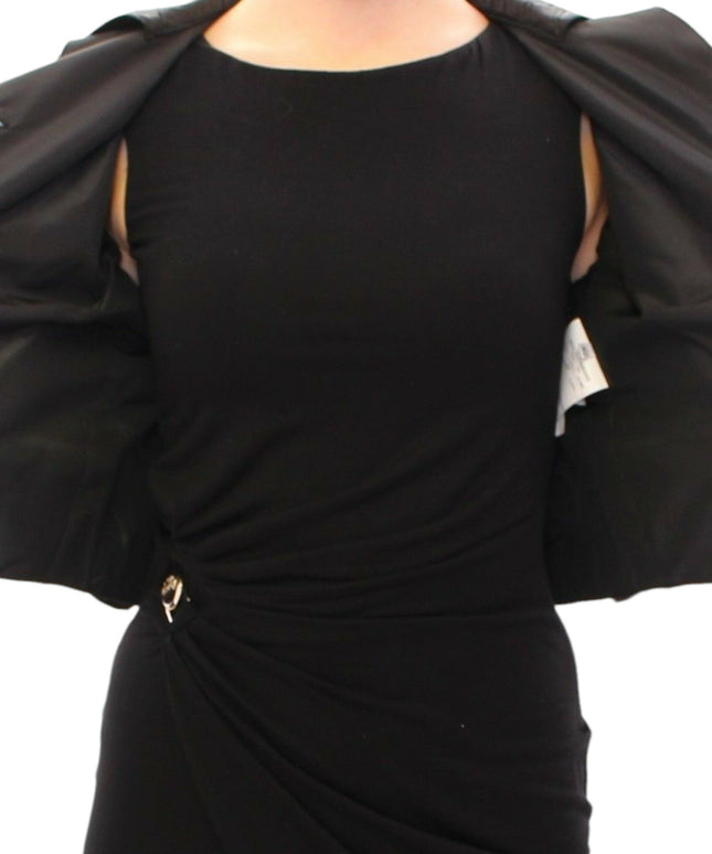 Dolce & Gabbana Black Short Bolero Shrug Jacket Coat