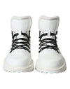 حذاء Dolce &amp; Gabbana أبيض Vulcano Trekking Ankle Boots