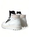 حذاء Dolce &amp; Gabbana أبيض Vulcano Trekking Ankle Boots