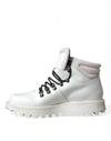 حذاء Dolce &amp; Gabbana أبيض Vulcano Trekking Ankle Boots