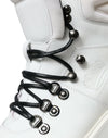 حذاء Dolce &amp; Gabbana أبيض Vulcano Trekking Ankle Boots