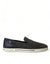 Dolce & Gabbana Blue Suede Caiman Men Loafers Slippers Shoes