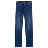 Tramarossa Blue Cotton Men's Jeans