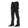 Trussardi Black Lamb Leather Men Trouser