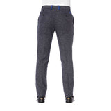 Trussardi Black Cotton Men Trouser