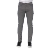 Trussardi Jeans Gray Cotton Men's Pants